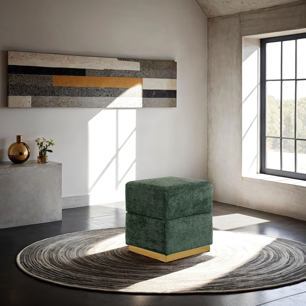 Krysten Green Storage Stool