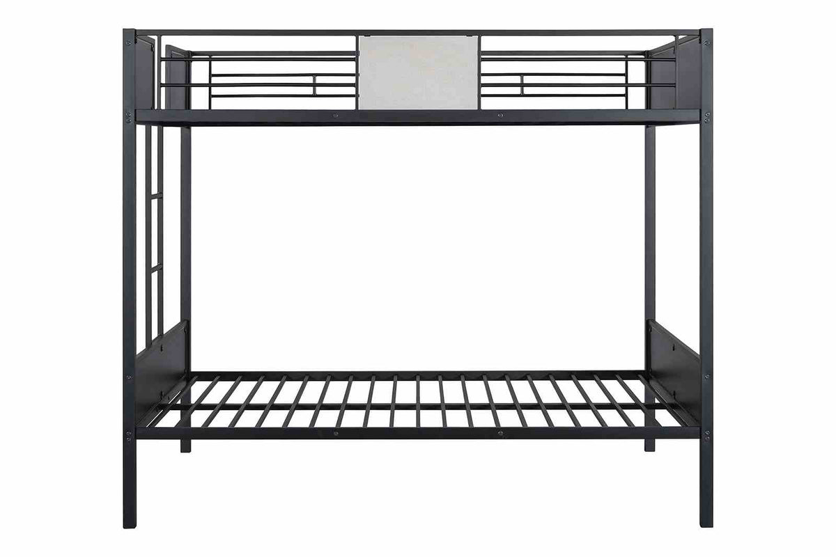 Molton Black Full/Full Metal Bunkbed from Furniture of America - Luna Furniture