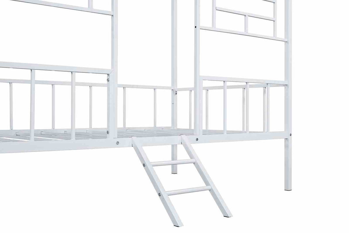 Rhonda White Twin Loft Bed from Furniture of America - Luna Furniture