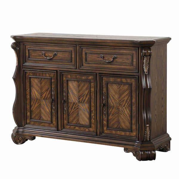Leovanni Dark Brown Sideboard