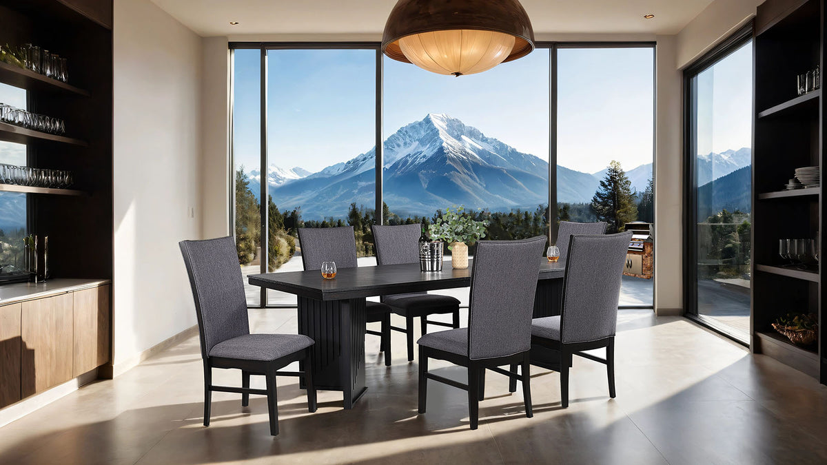 Easingwold Black Side Chair from Furniture of America - Luna Furniture