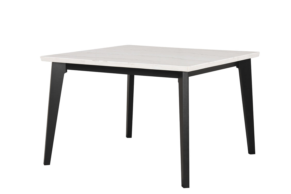 Sabro Black/White Square Counter Ht. Table from Furniture of America - Luna Furniture