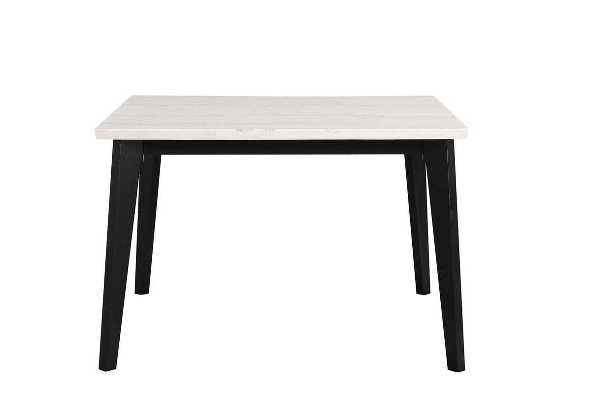 Sabro Black/White Square Counter Ht. Table from Furniture of America - Luna Furniture