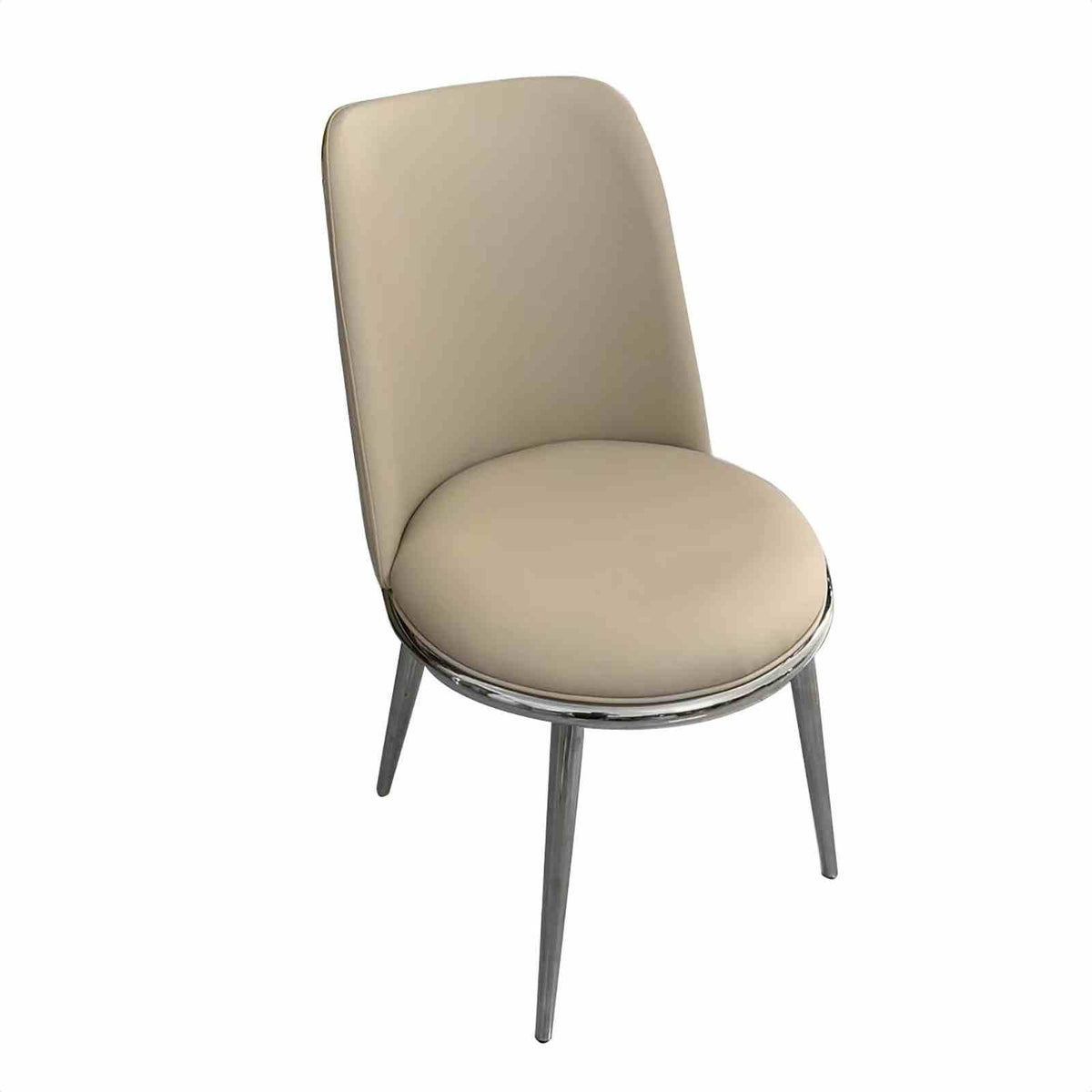 Norelli Silver/Taupe Contemporary Dining Room Set from Furniture of America - Luna Furniture