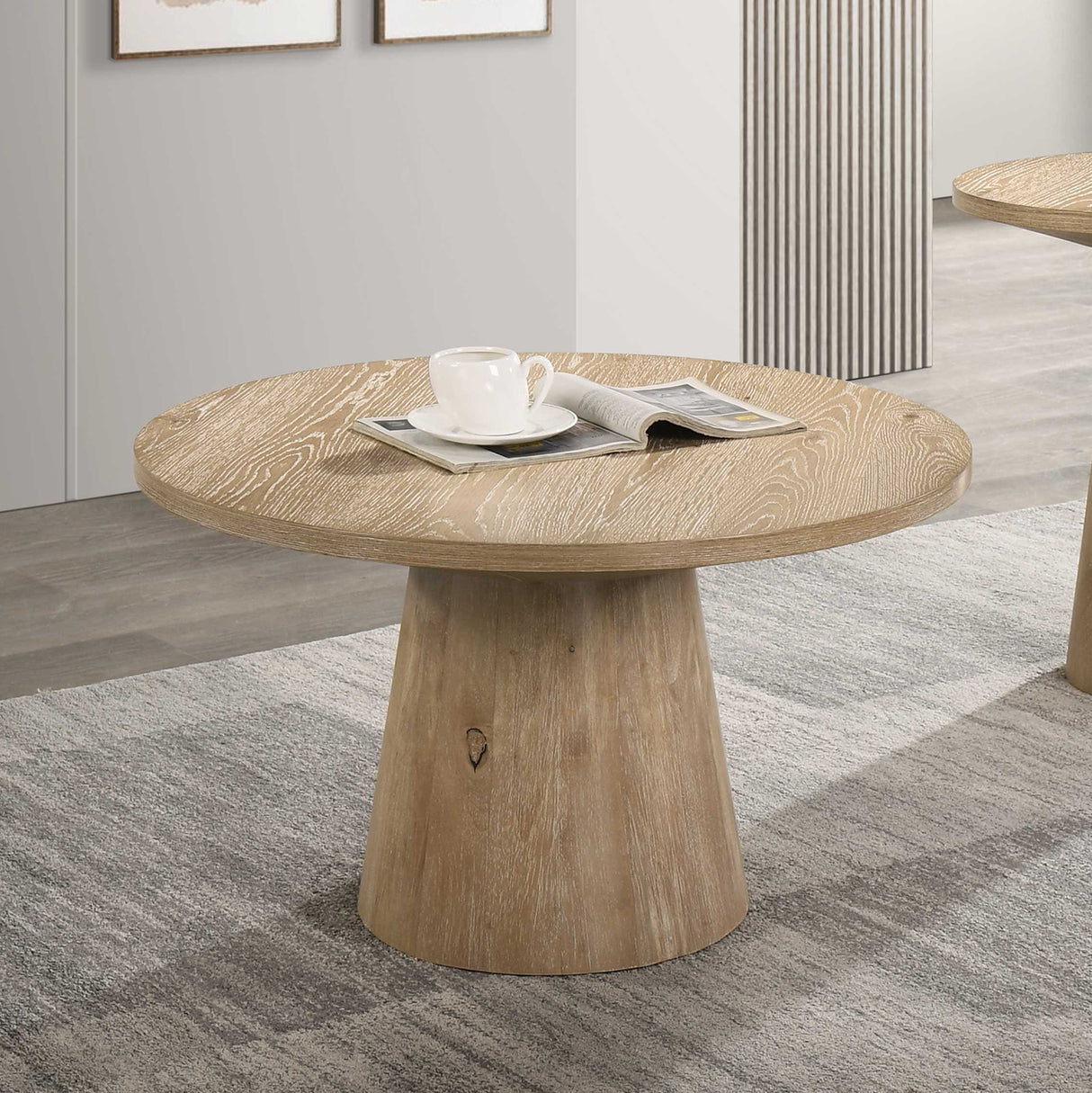 Halewood Oak Cocktail Table from Furniture of America - Luna Furniture