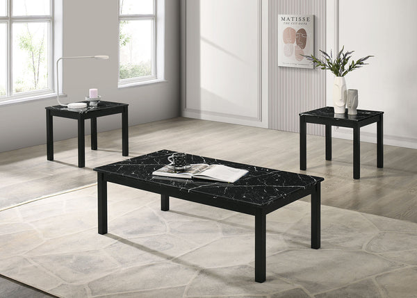 Findlay Black 3-Piece Occasional Table Set