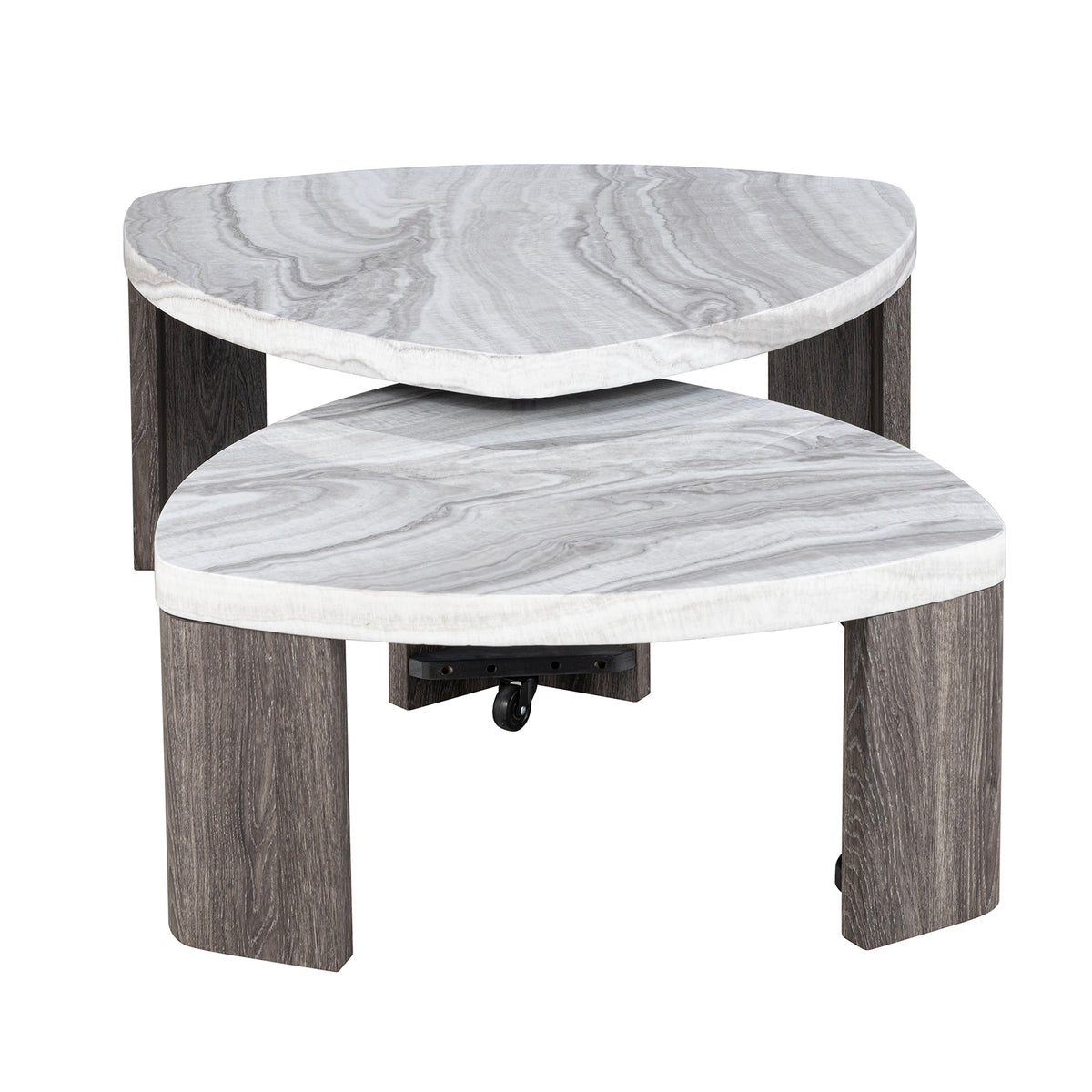 Levis Gray Nesting Cocktail Table from Furniture of America - Luna Furniture