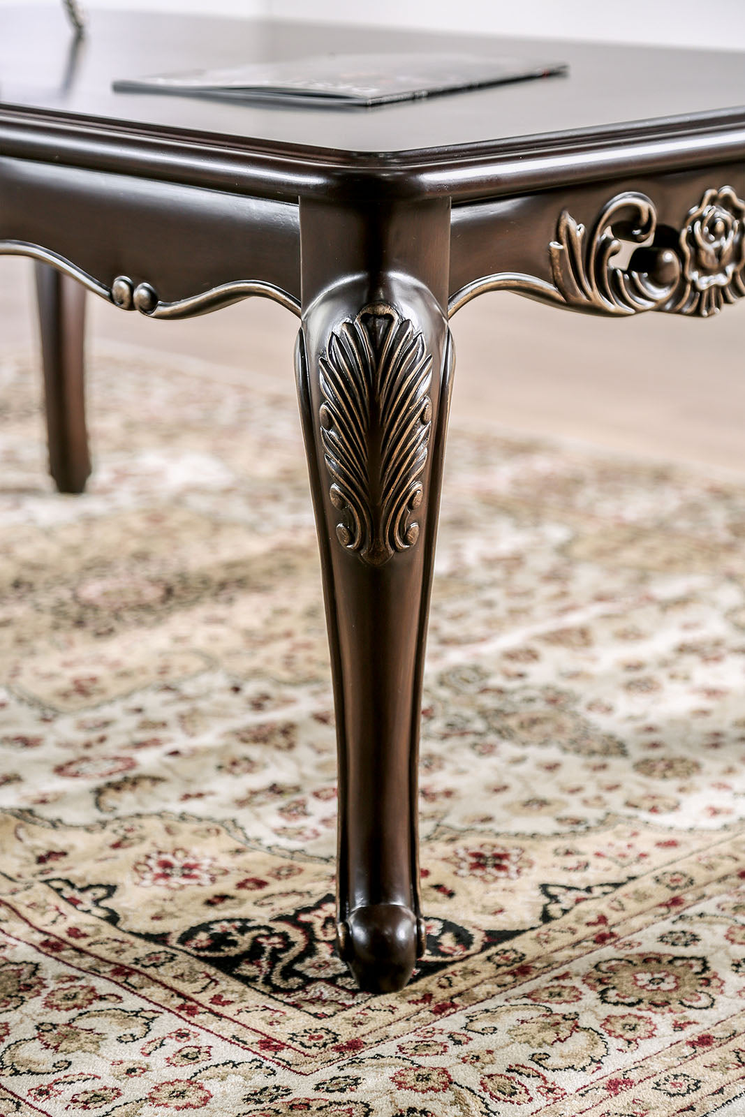 Halcaster Java Coffee Table from Furniture of America - Luna Furniture