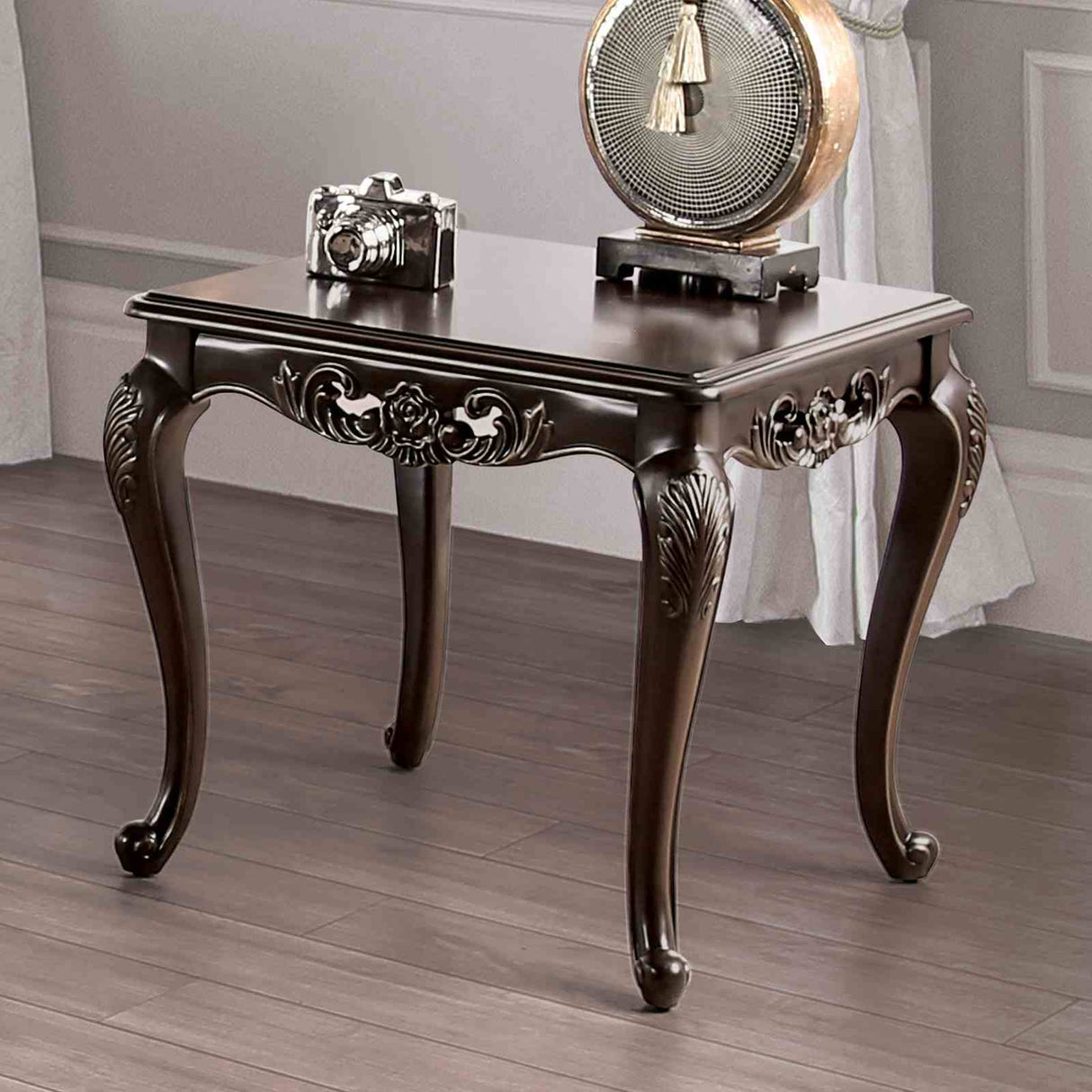 Halcaster Java End Table from Furniture of America - Luna Furniture