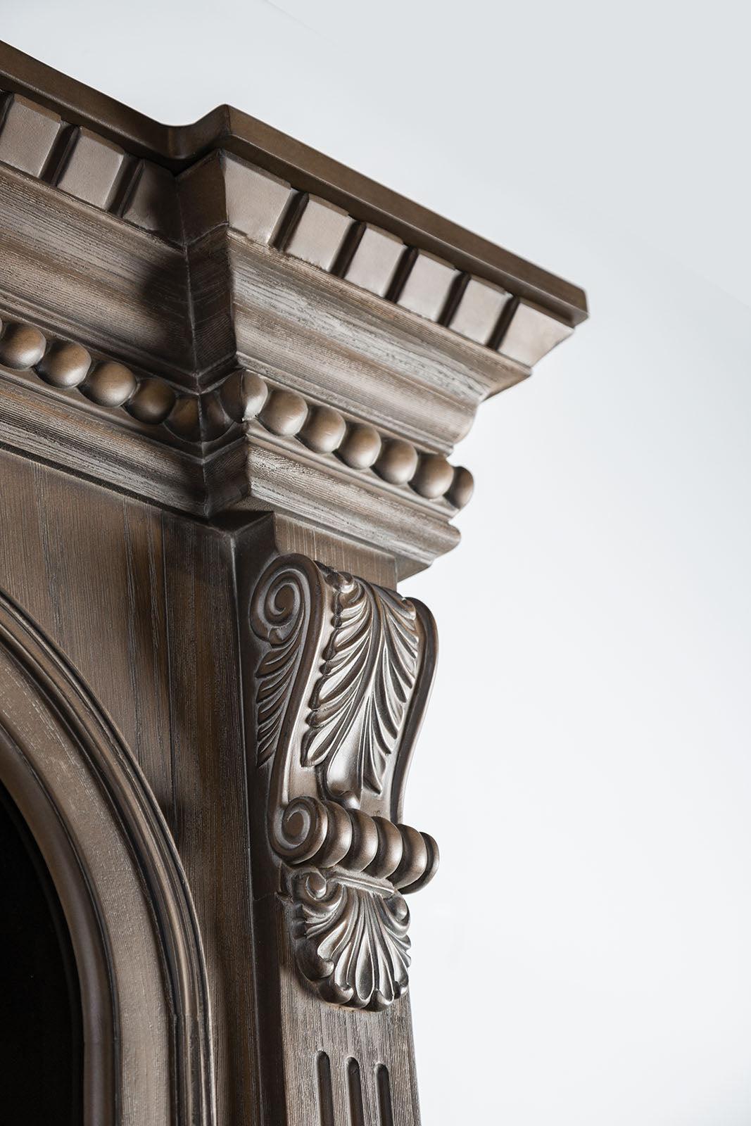 Seven Oaks Weathered Oak Entertainment Center from Furniture of America - Luna Furniture
