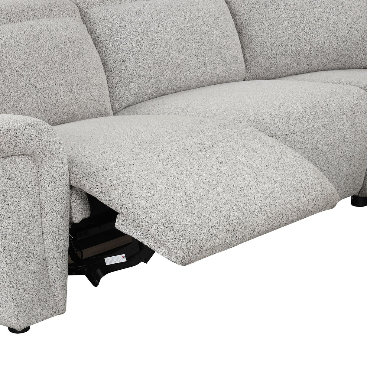 Hieronimus 2-Piece Light Gray Power Sectional from Furniture of America - Luna Furniture