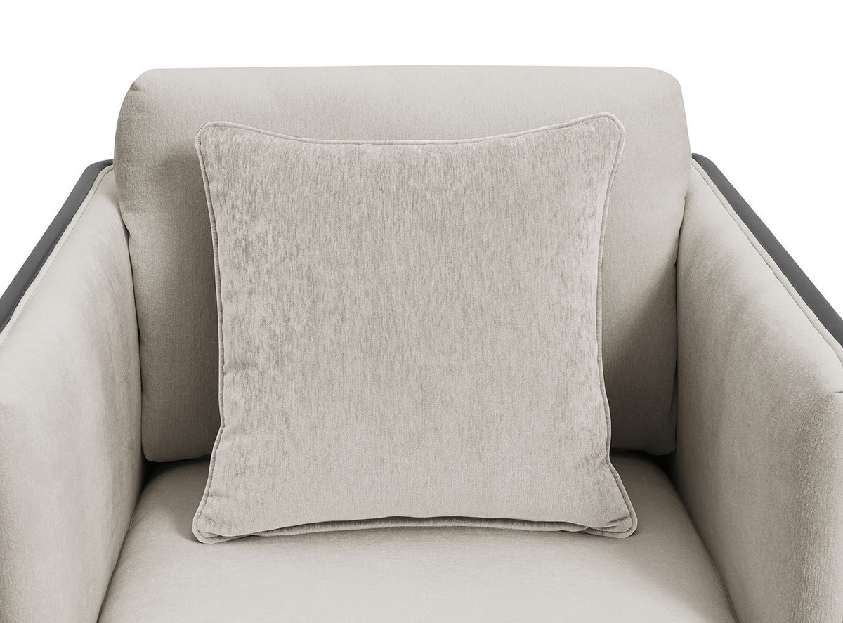 Benilde Taupe Contemporary Living Room Set from Furniture of America - Luna Furniture