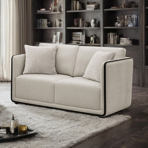 Benilde Taupe Loveseat