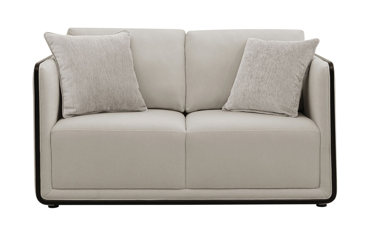 Benilde Taupe Contemporary Living Room Set from Furniture of America - Luna Furniture