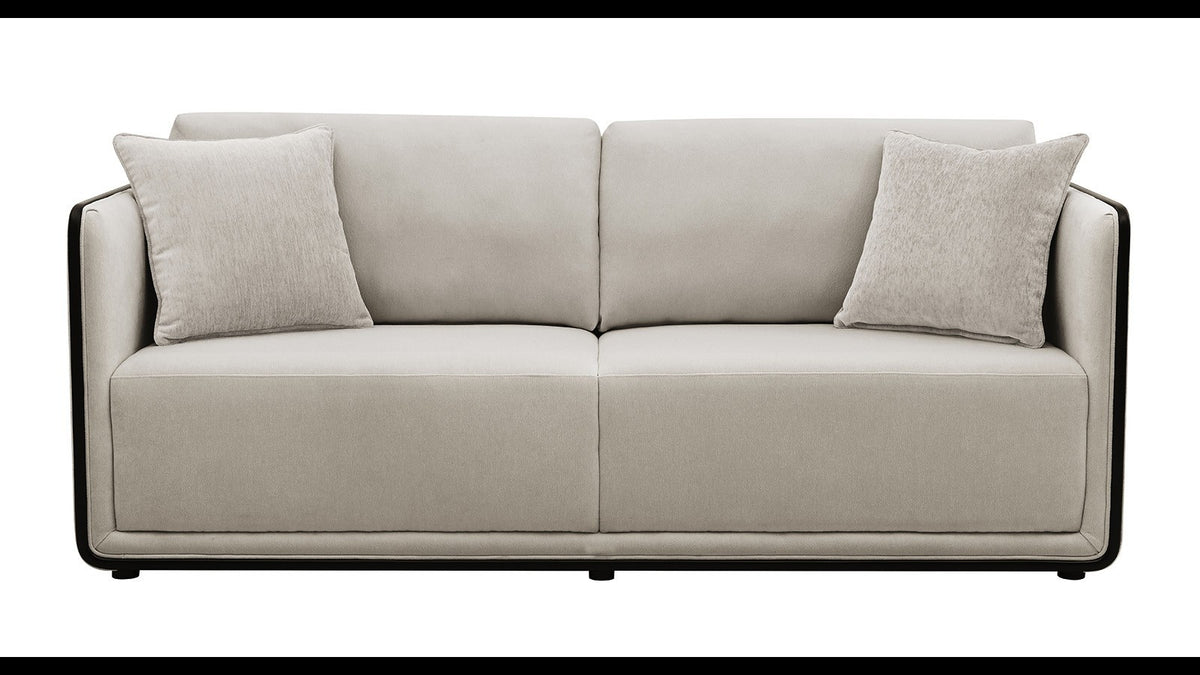 Benilde Taupe Contemporary Living Room Set from Furniture of America - Luna Furniture
