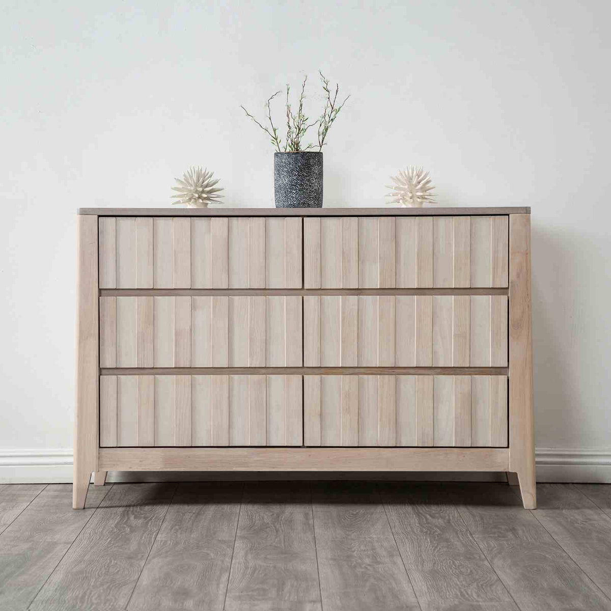 Gervais White Wash Mid-Century Youth Bedroom Set from Furniture of America - Luna Furniture