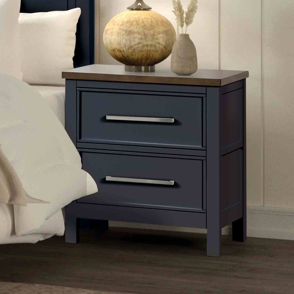 Pinetop Blue/Dark Brown Youth Bedroom Set from Furniture of America - Luna Furniture