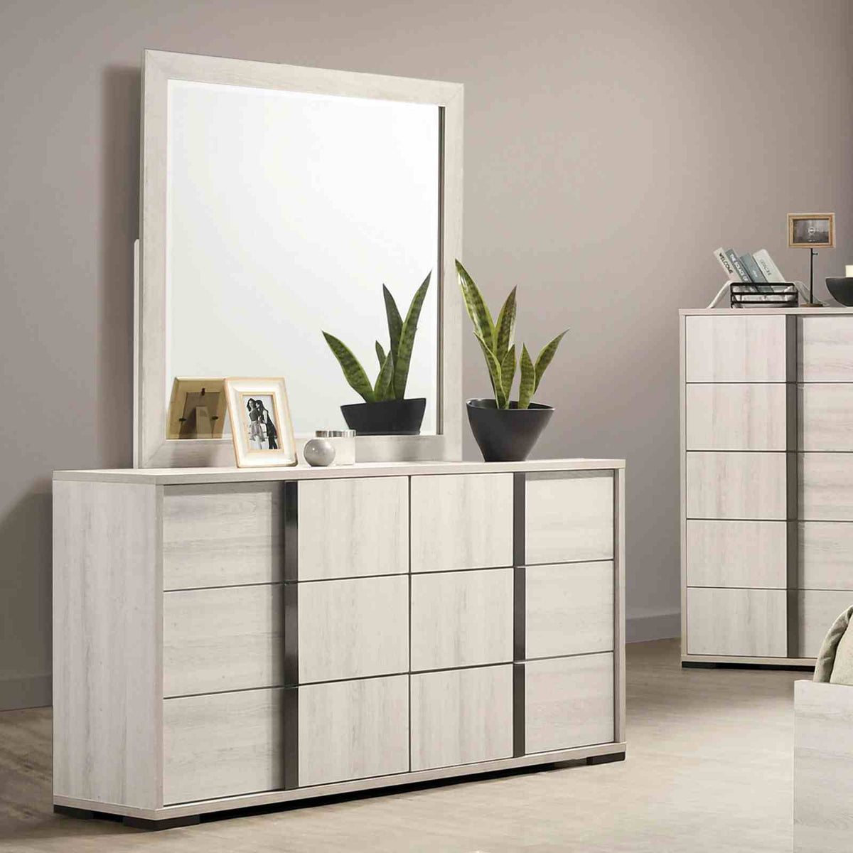 Horten White Wash Contemporary Youth Bedroom Set from Furniture of America - Luna Furniture