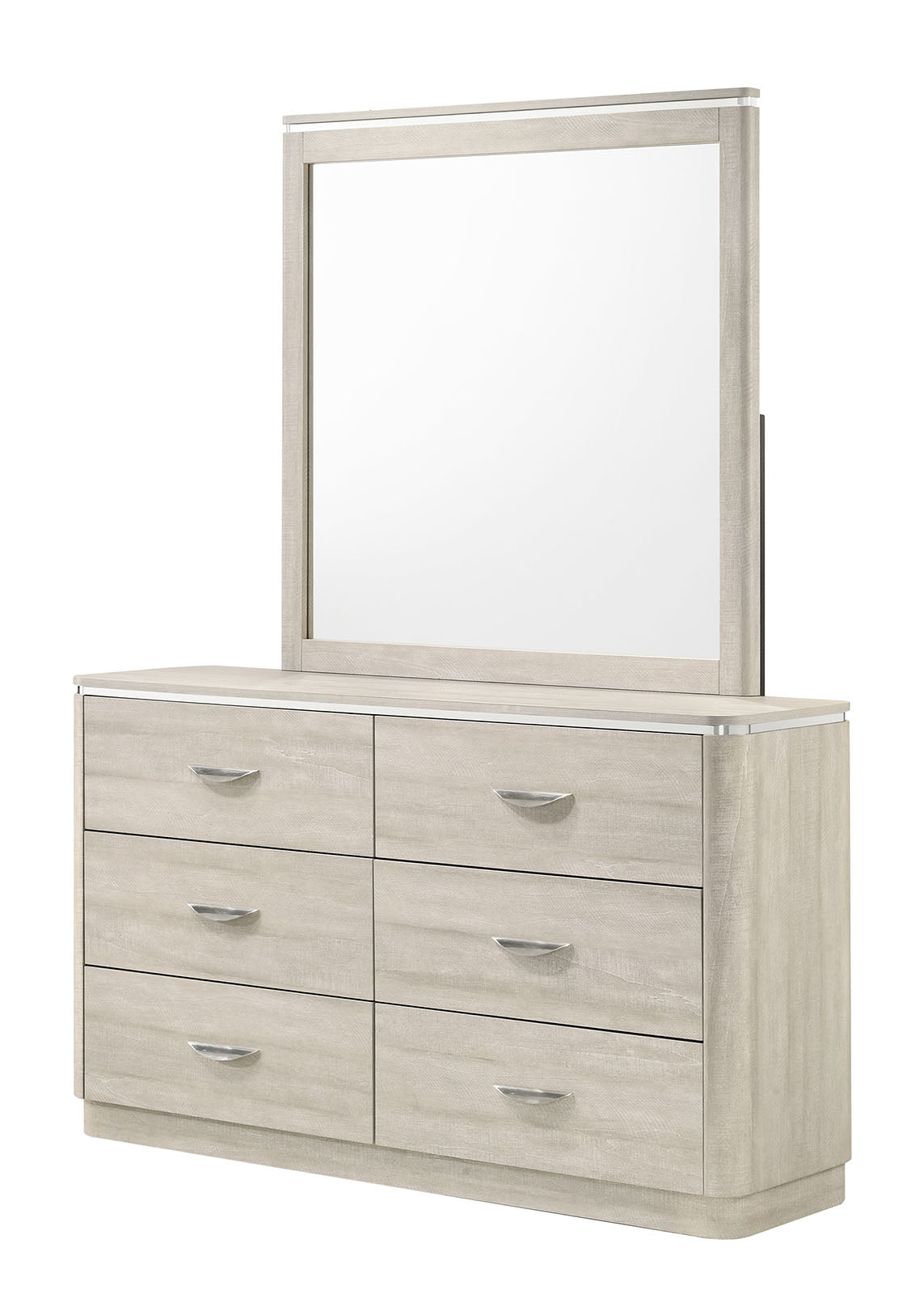 Farsund Dusty Gray Mirror from Furniture of America - Luna Furniture