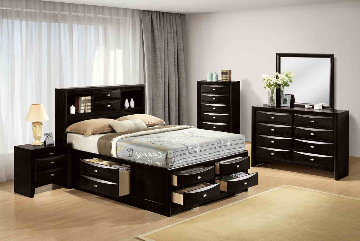 Zosimo Black Dresser from Furniture of America - Luna Furniture