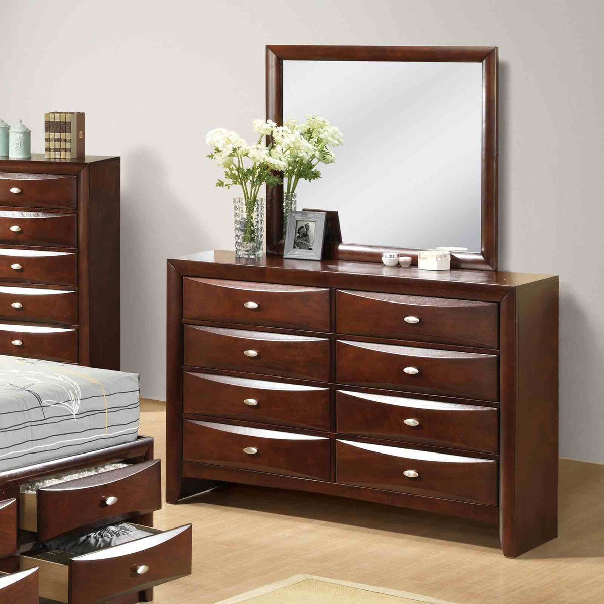 Zosimo Dark Cherry Transitional Youth Bedroom Set from Furniture of America - Luna Furniture