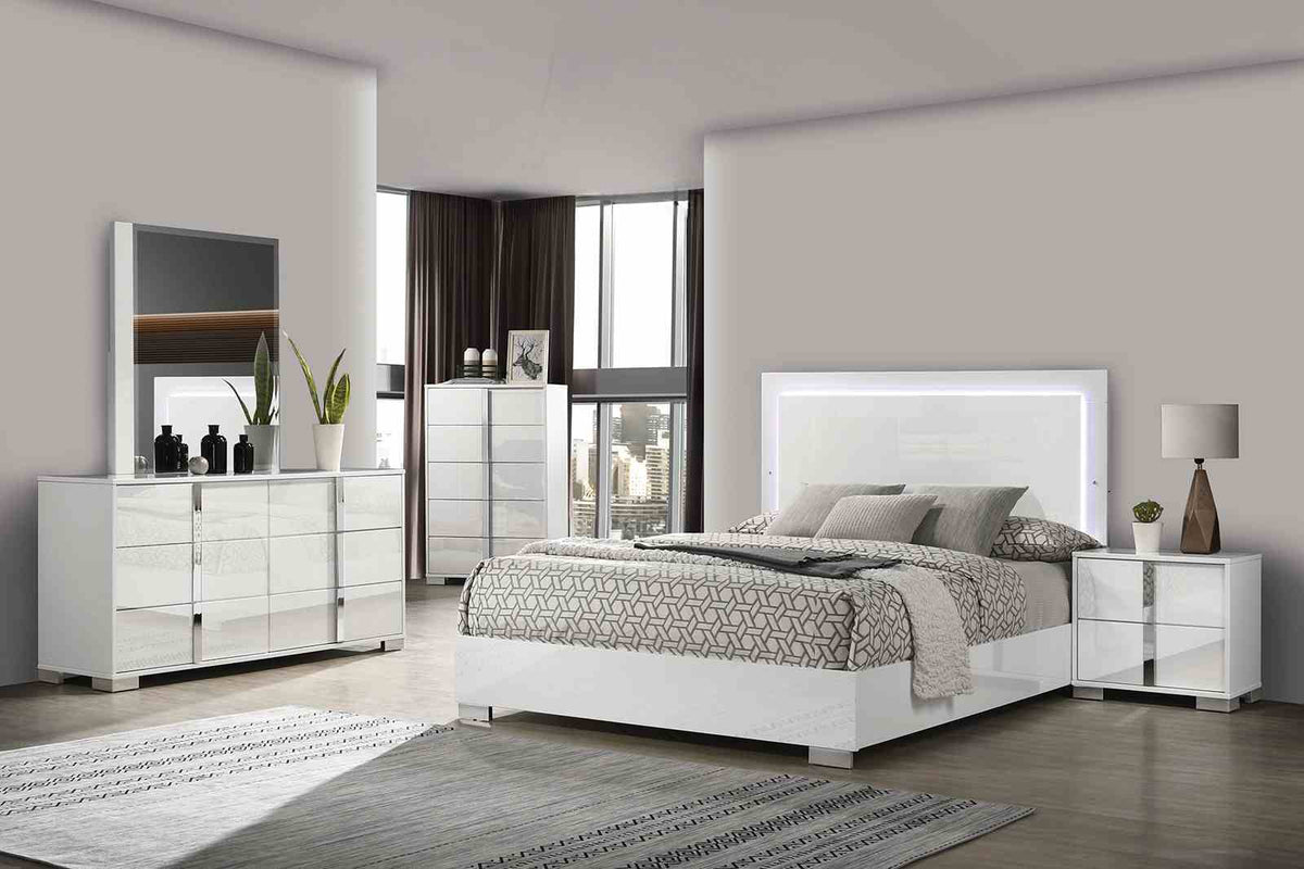 Sinistra White Dresser from Furniture of America - Luna Furniture