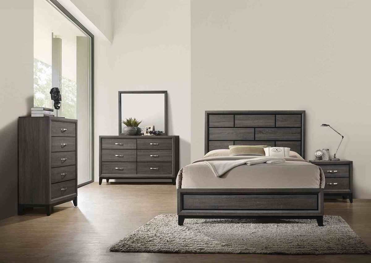 Errico Gray Dresser from Furniture of America - Luna Furniture