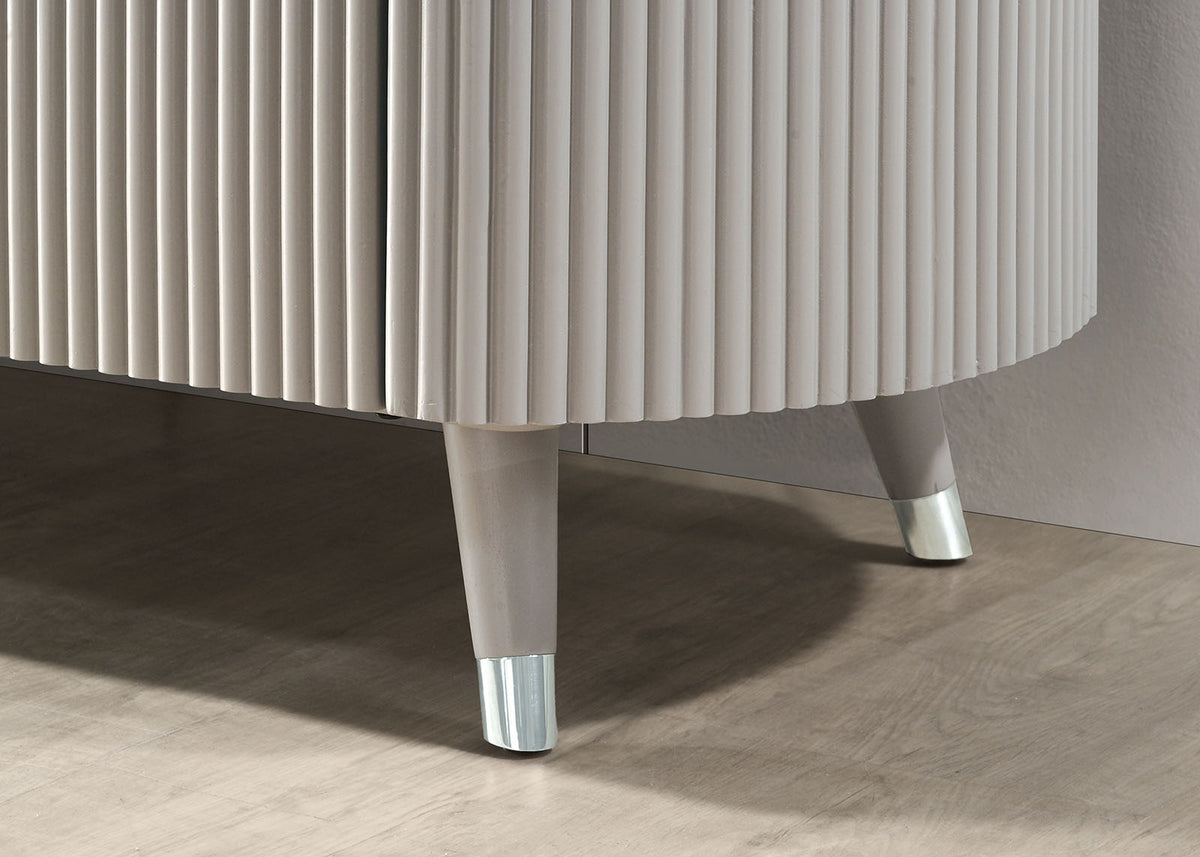 Aldridge Light Gray Nightstand from Furniture of America - Luna Furniture