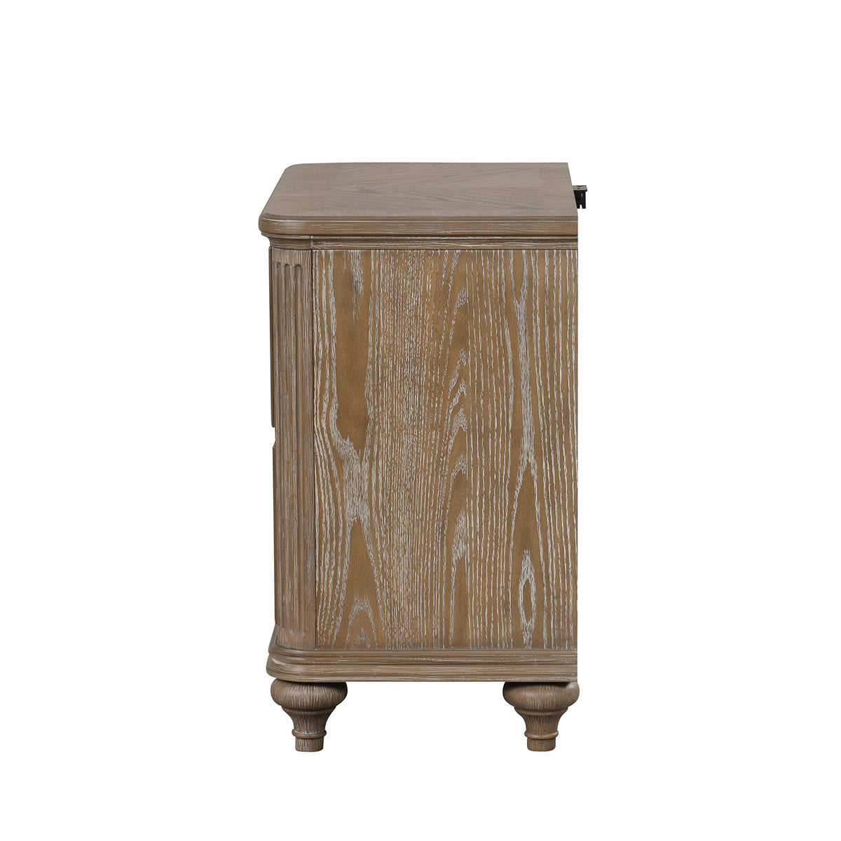Lyris Rustic Oak Nightstand from Furniture of America - Luna Furniture
