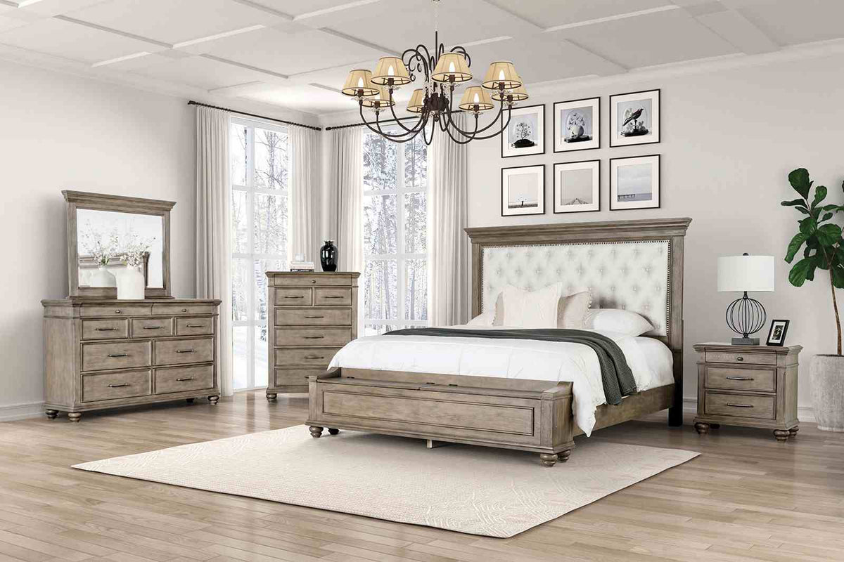 Philomath Aged Oak Dresser from Furniture of America - Luna Furniture