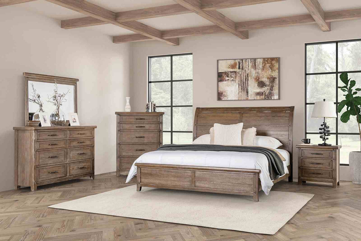 Merthyr Brown Dresser from Furniture of America - Luna Furniture