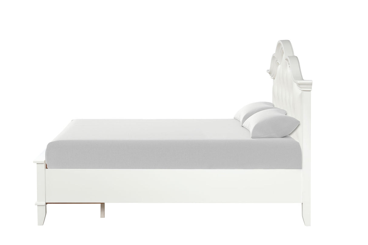 Naucalpan White Queen Bed from Furniture of America - Luna Furniture