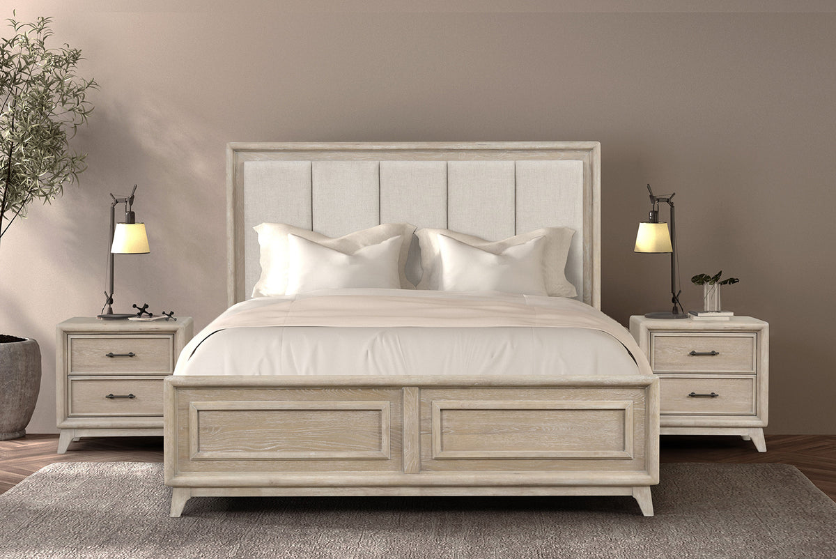 Midhurst Oak Transitional Bedroom Set from Furniture of America - Luna Furniture