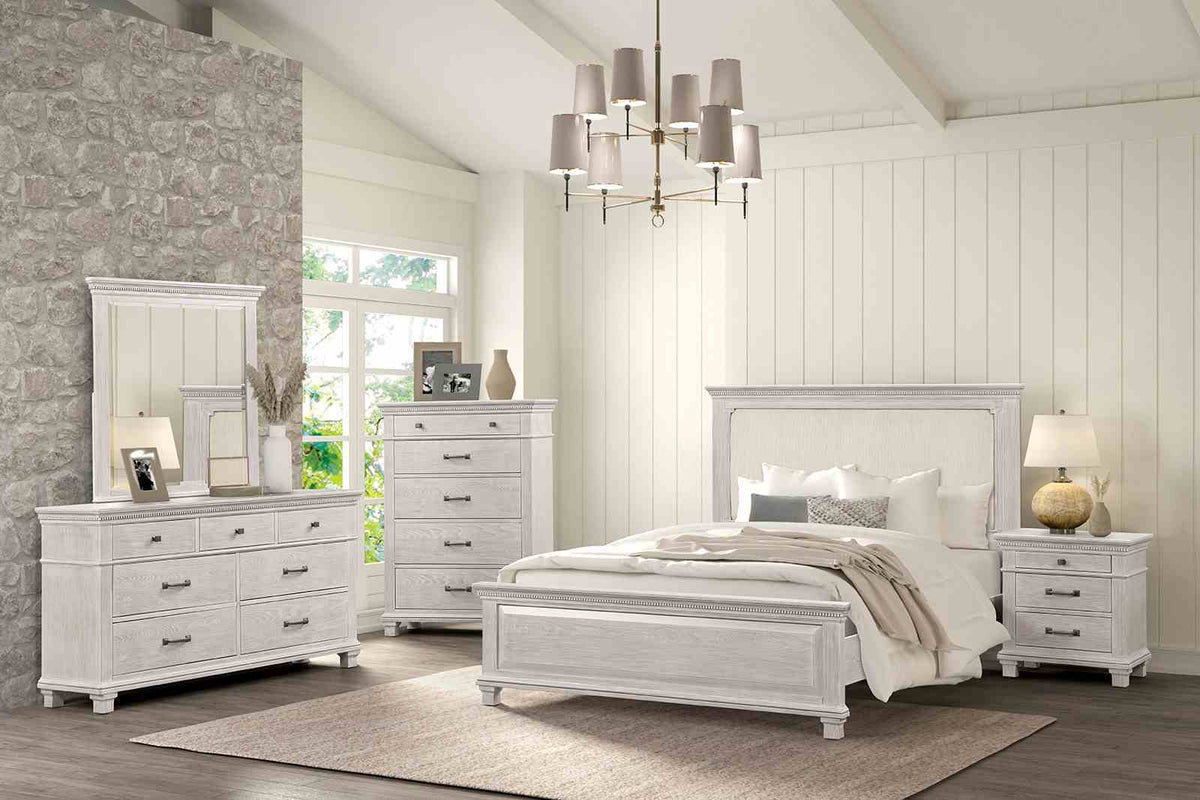 Swanley Weathered Gray Nightstand from Furniture of America - Luna Furniture