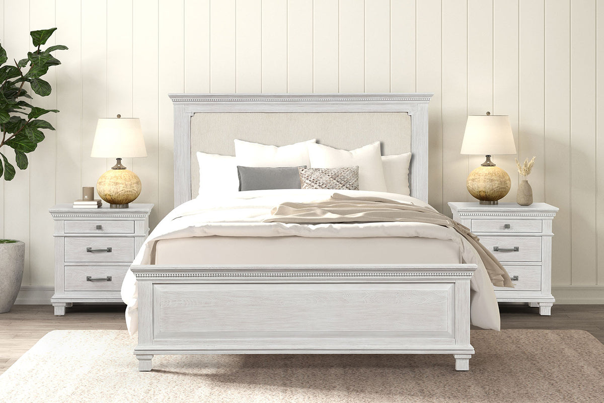 Swanley Weathered Gray Nightstand from Furniture of America - Luna Furniture