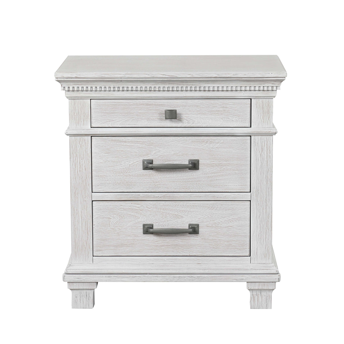 Swanley Weathered Gray Nightstand from Furniture of America - Luna Furniture