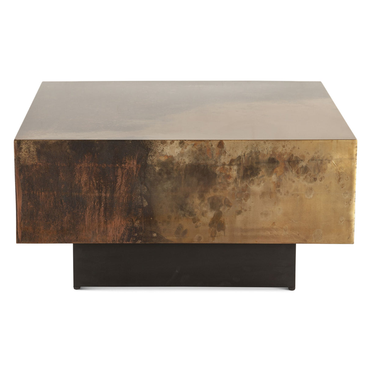 Moab 35" Coffee Table in Oxidized Copper from Home Trends & Design - Luna Furniture