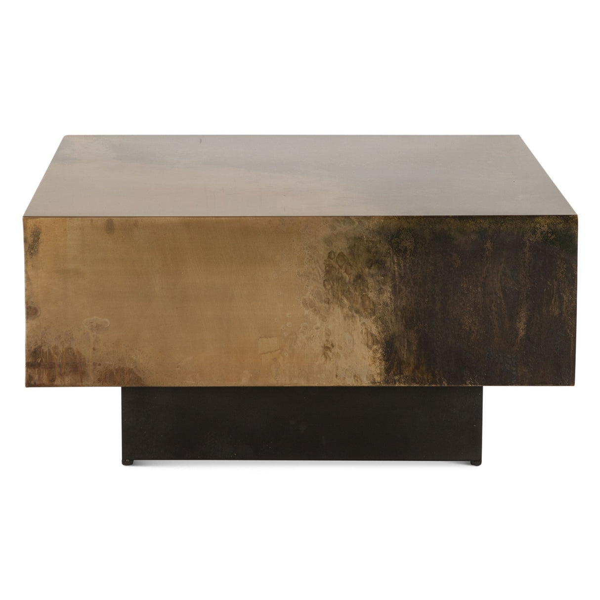 Moab 35" Coffee Table in Oxidized Copper from Home Trends & Design - Luna Furniture
