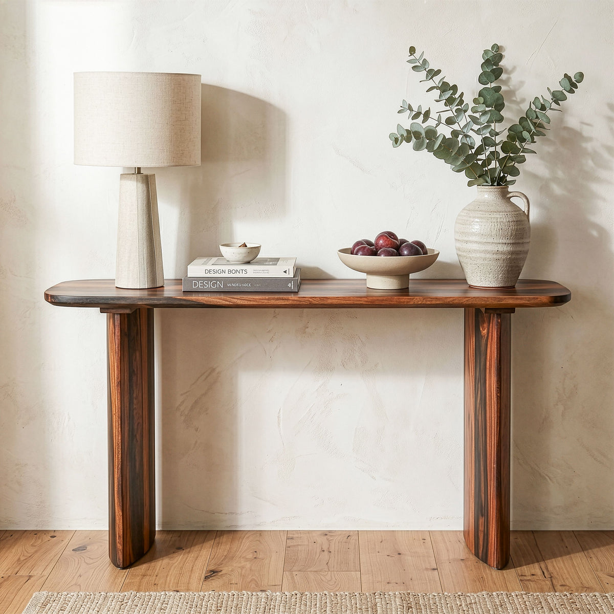 Meridian 54" Console Table in Capri Sheesham from Home Trends & Design - Luna Furniture