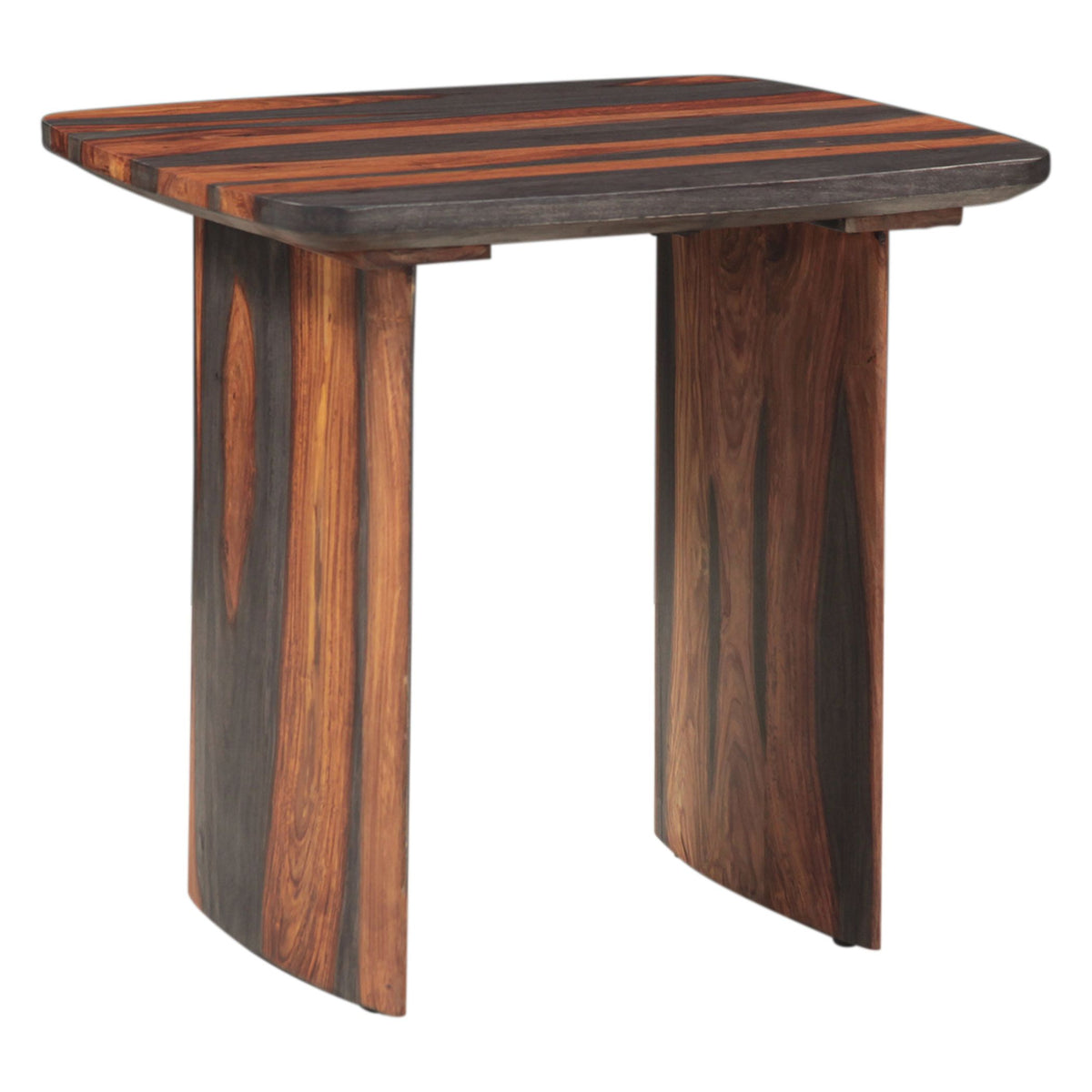 Meridian 26" Side Table in Capri Sheesham from Home Trends & Design - Luna Furniture