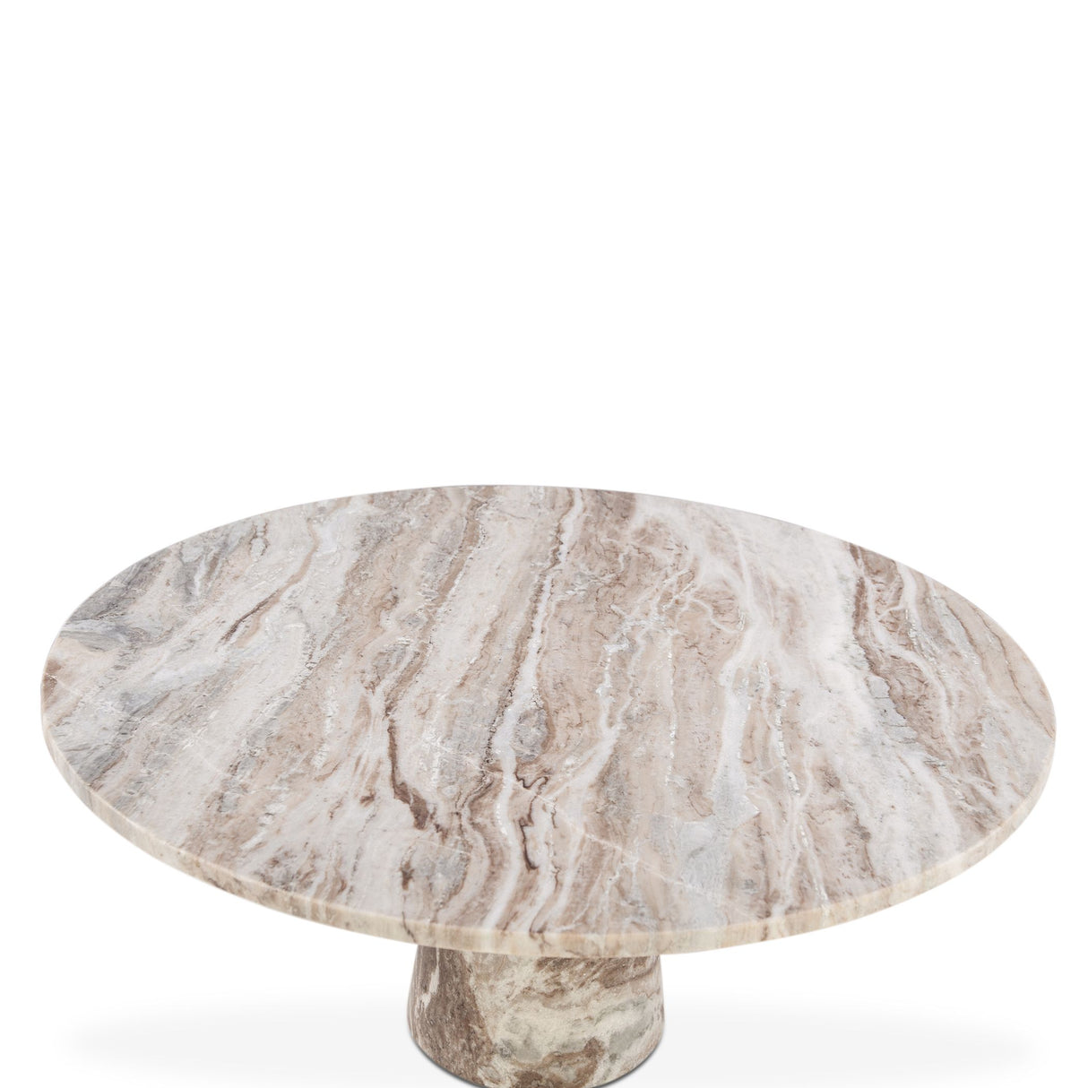 Nile 38" Coffee Table in Brown Toronto Marble from Home Trends & Design - Luna Furniture