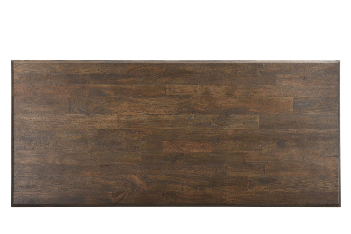 Nimes 84" Dining Table in Weathered Mango from Home Trends & Design - Luna Furniture