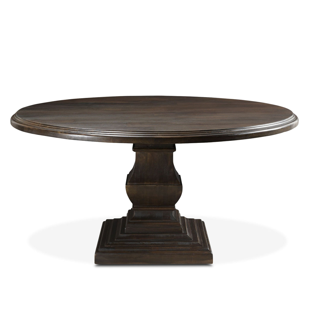 Nimes 60" Round Dining Table in Vintage Brown from Home Trends & Design - Luna Furniture