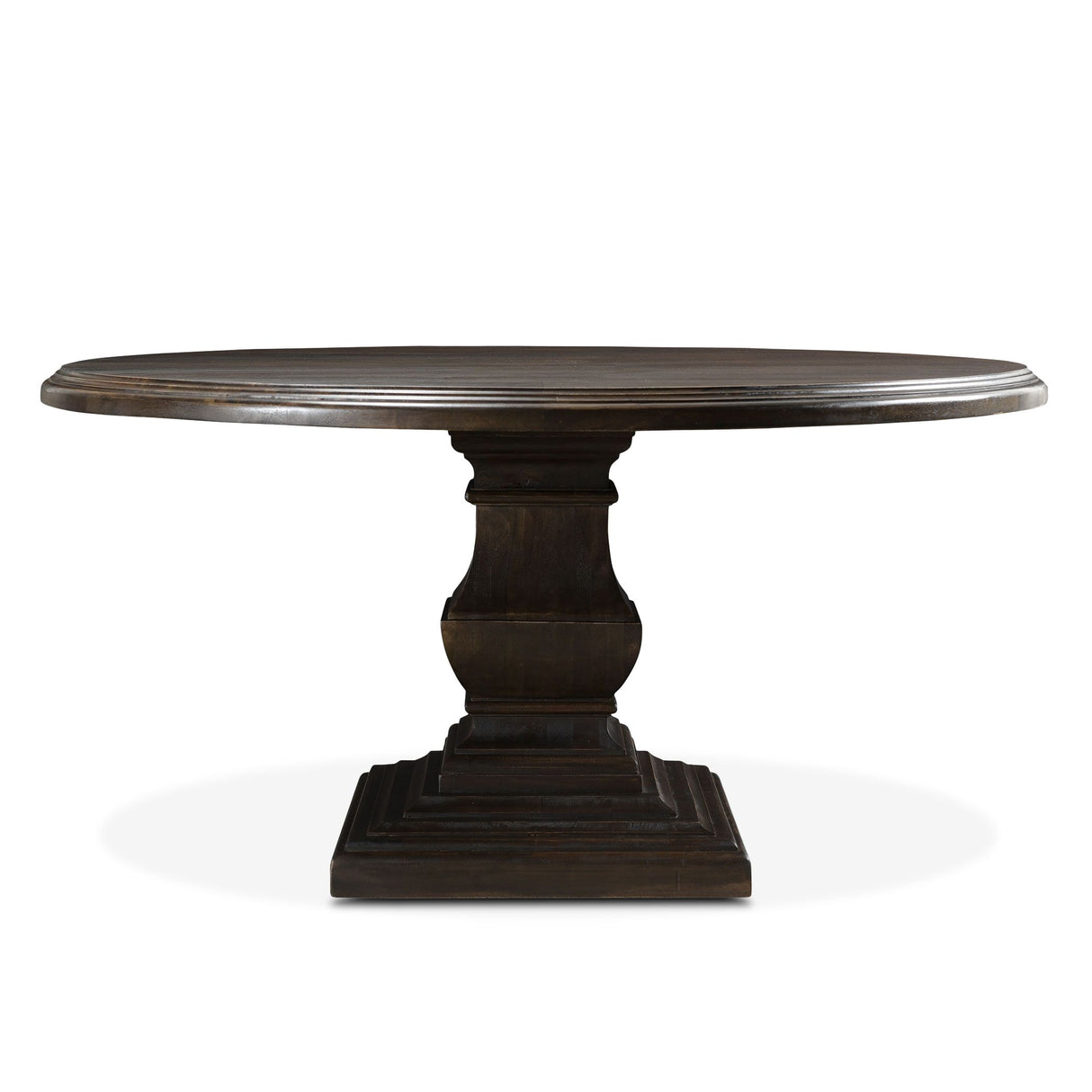 Nimes 60" Round Dining Table in Vintage Brown from Home Trends & Design - Luna Furniture