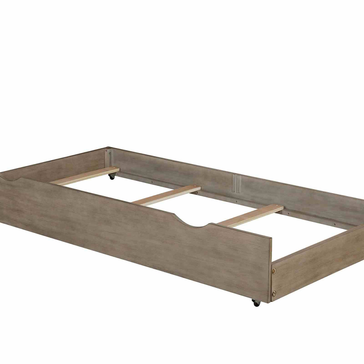 Vevey Wire-Brushed Warm Gray Trundle from Furniture of America - Luna Furniture