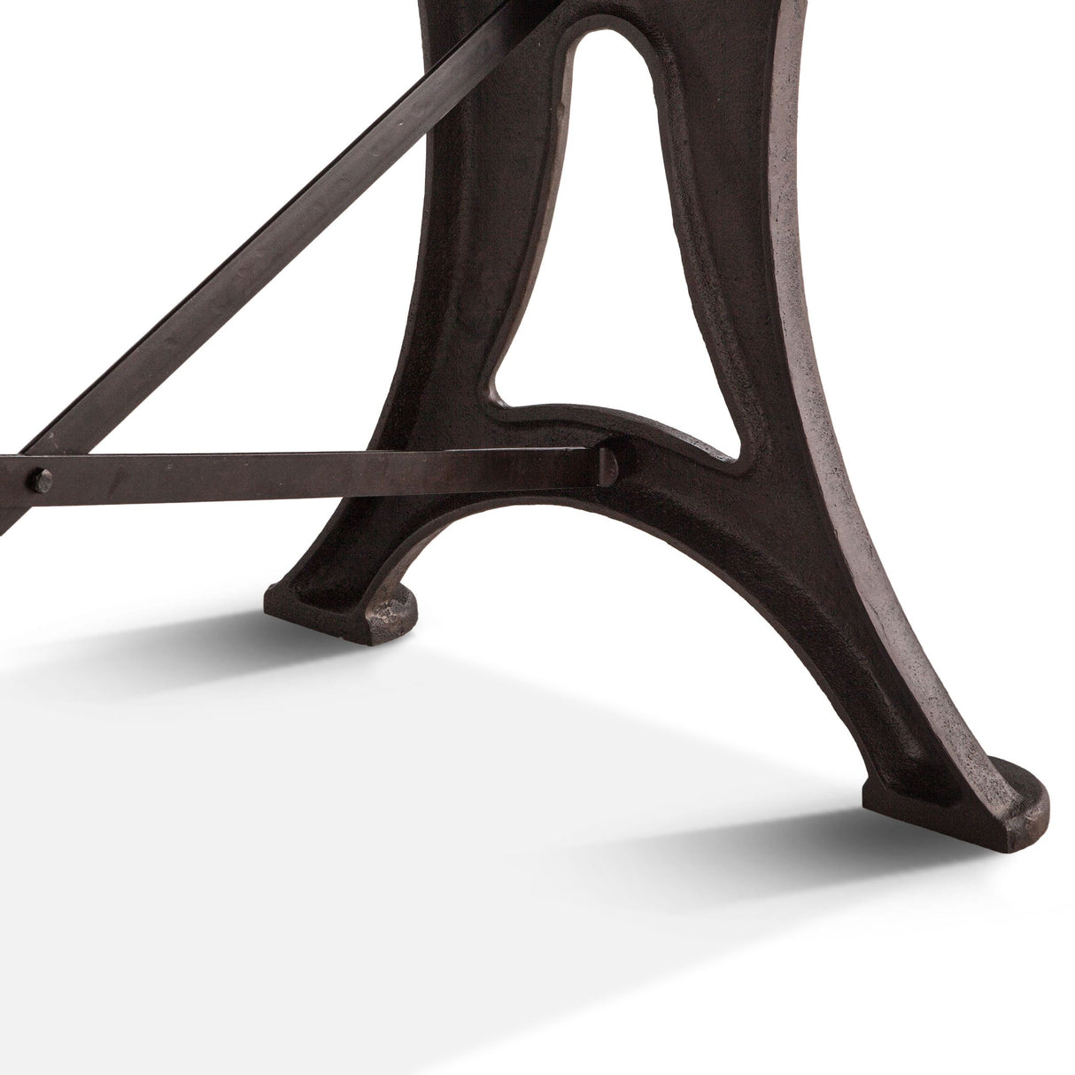 Organic Forge 72" Gathering Table in Raw Walnut from Home Trends & Design - Luna Furniture