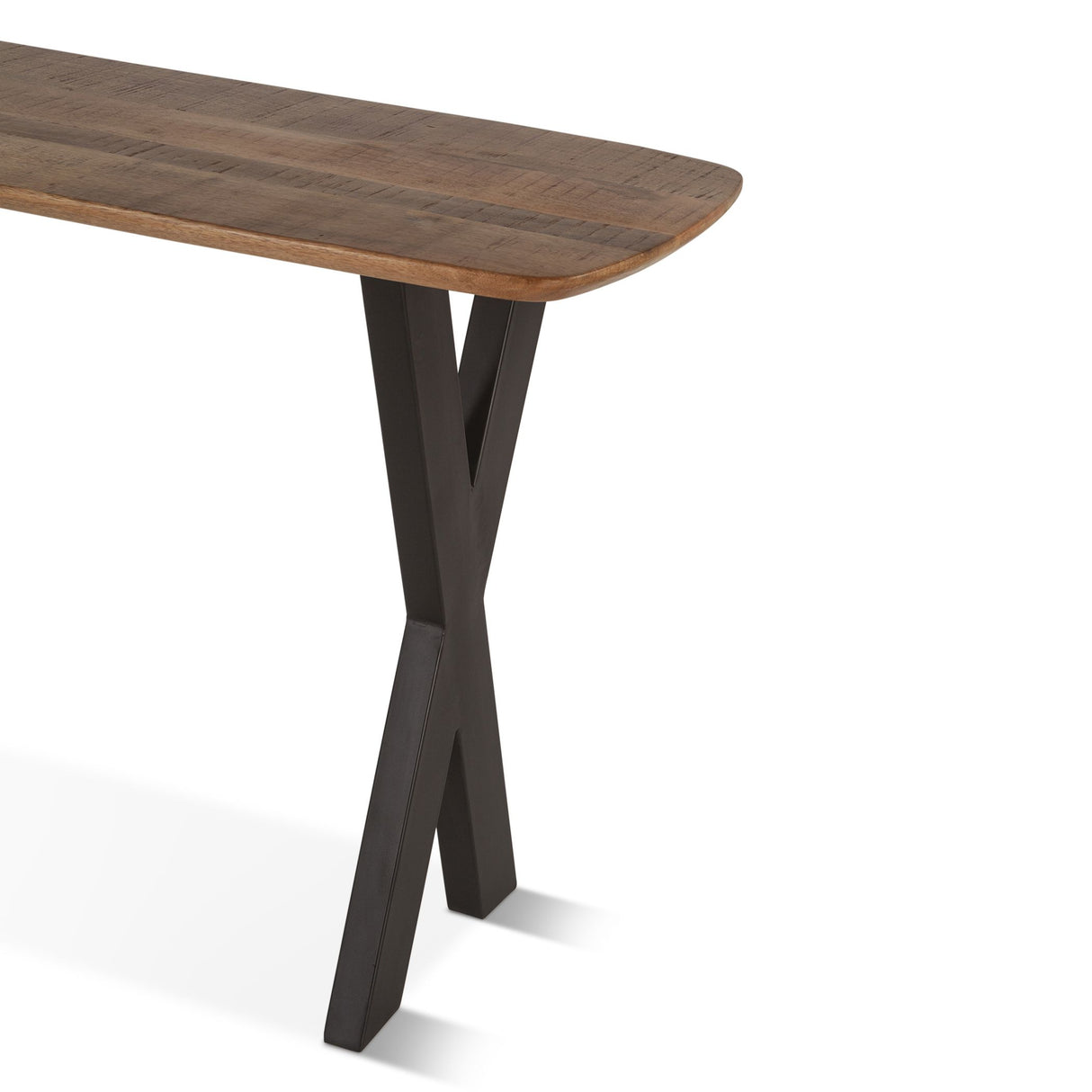 Rapallo 52" Console Table in Natural Mango Wood from Home Trends & Design - Luna Furniture