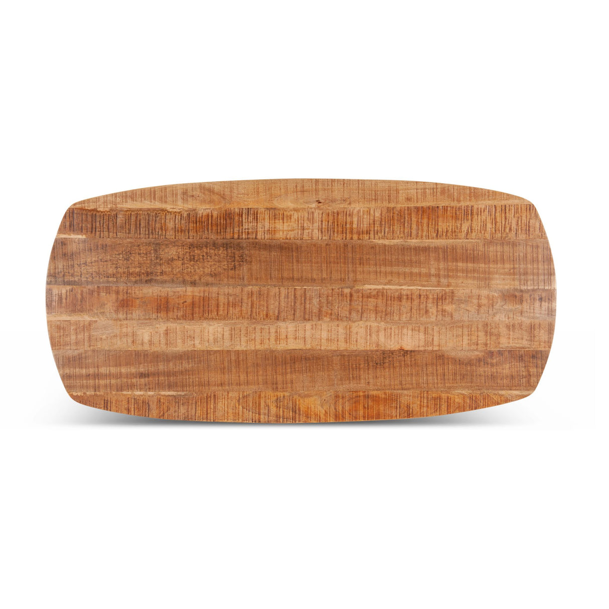 Rapallo 82" Dining Table in Natural Mango Wood and Iron from Home Trends & Design - Luna Furniture