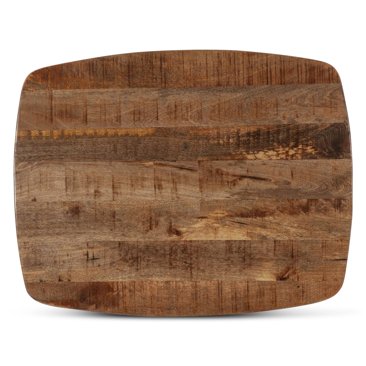 Rapallo 28" Side Table in Natural Mango Wood and Iron from Home Trends & Design - Luna Furniture