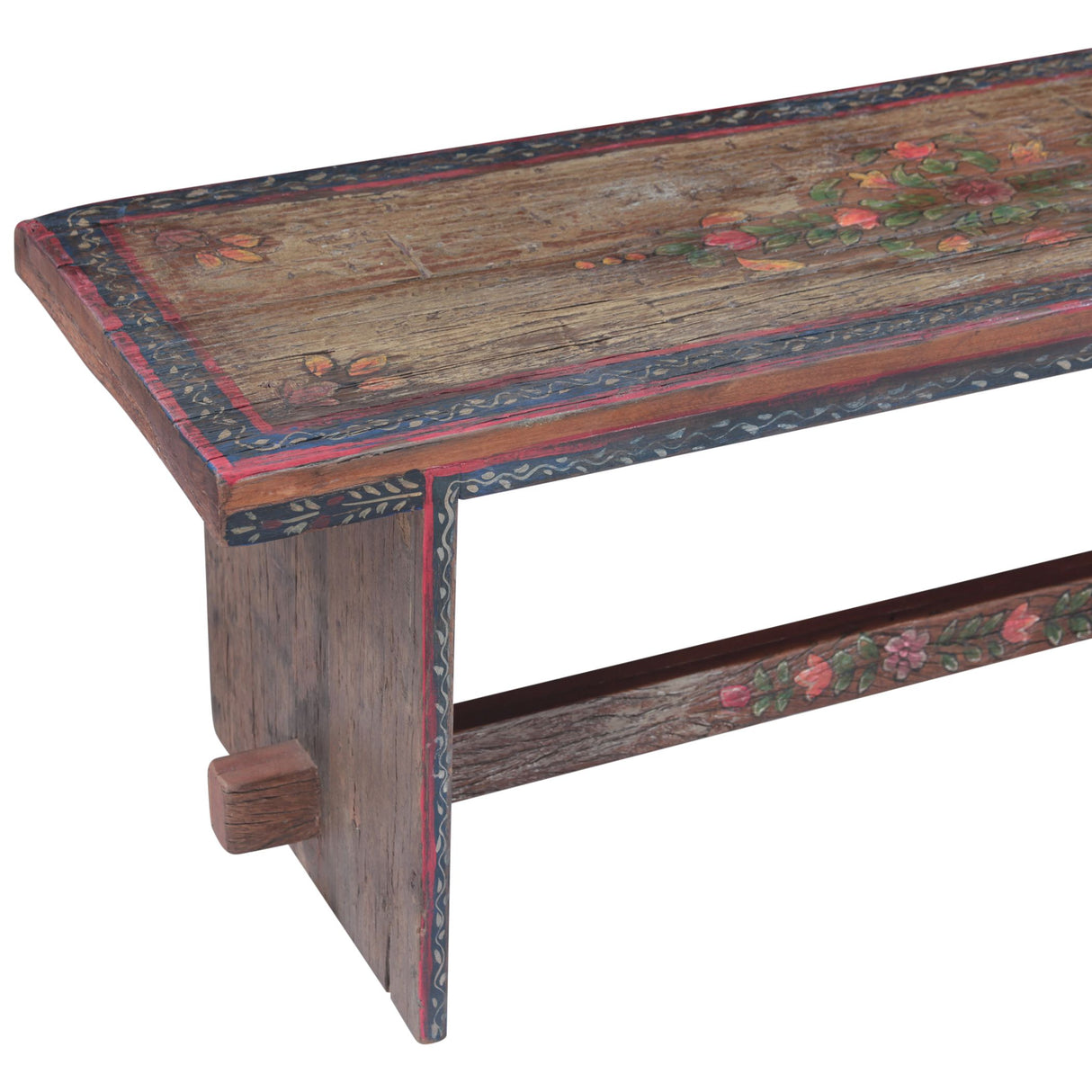 Rustic Roots 48" Hand Painted Bench